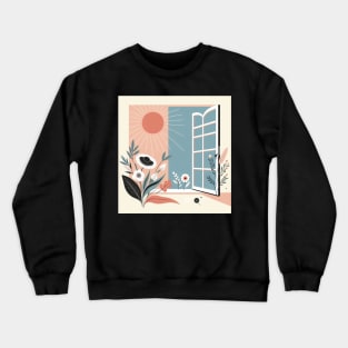 Summer window Crewneck Sweatshirt